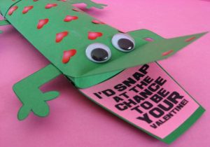 Alligator Snap Valentine Craft