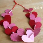 Valentines Day Heart Garland