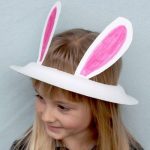 Paper Plate Easter Bunny Hat