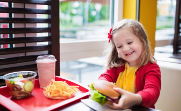 children affected by fast food