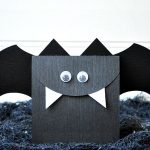 Paper Bag Halloween bat