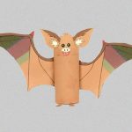 Paper roll Bat Craft