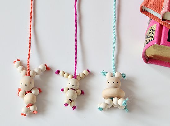 Beads Bunny Hangings