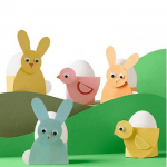Easter Animals Paper Cutouts