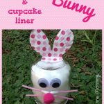 Jar N Cupcake Liner Bunny