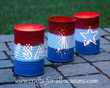 Flag Candle Holders