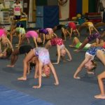 Kids Learning Gymnastics