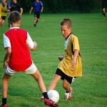 Kids playing Football