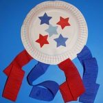 Paper Plate Flag Decorative