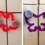 Use Cookie Cutters To Lock Cabinets