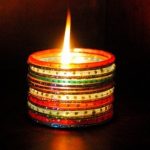 Bangles Lamp Craft for kids