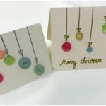 Christmas tree card Ornaments