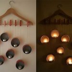 Coat Hanger Diyas craft