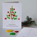 Finger Print Christmas Tree