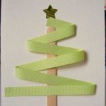 Gift Wrap Ribbon Christmas Tree Card