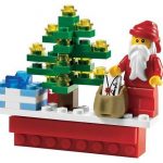 Lego Christmas Tree and Santa