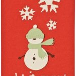 Let it Snow Snowman Card