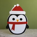 Penguin Shaped Card