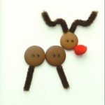 Reindeer Button Card Craft