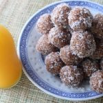 homemade coconut date ball