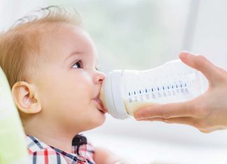 cow milk to infant