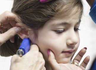 baby ear piercing care