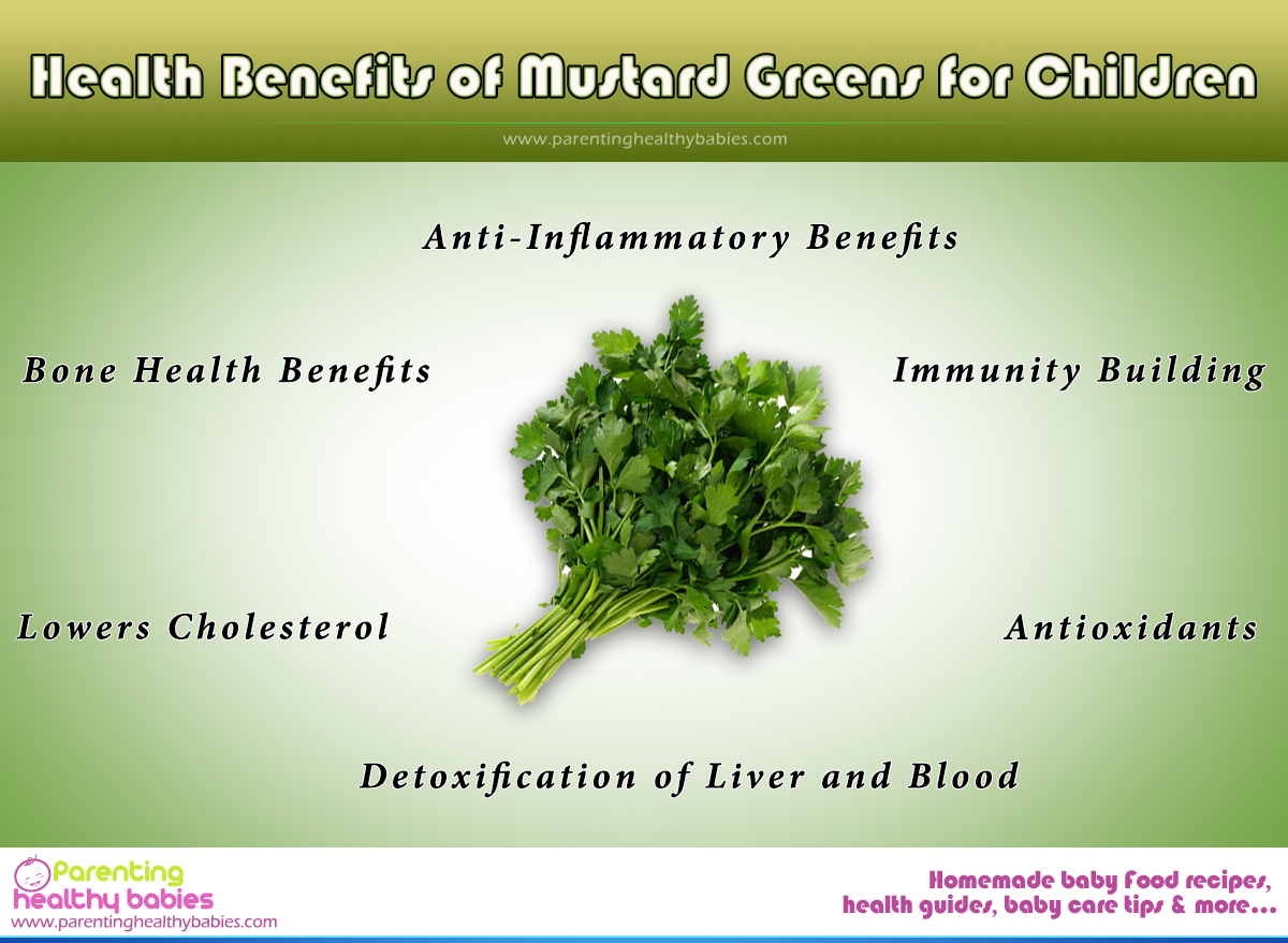 7 Health Benefits of Mustard Greens for Children