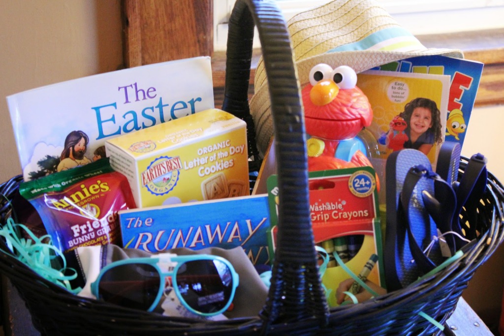 Toddlers first easter basket