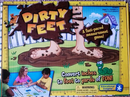 dirty feet best math game for kdis
