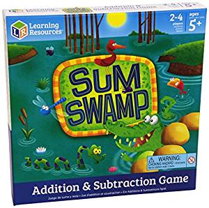 sun swamp math game for kids