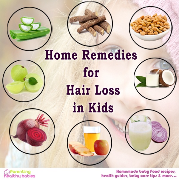 Home remedies to treat hair loss in kids