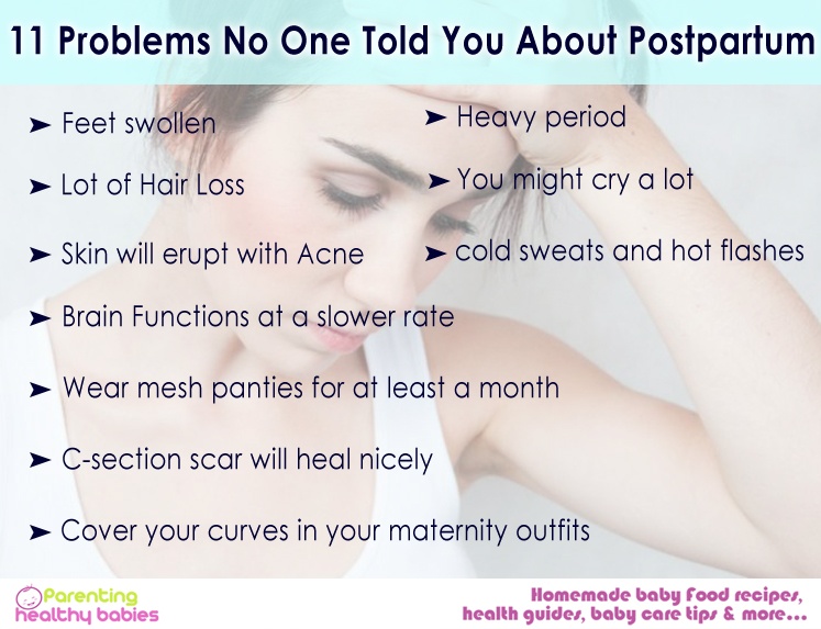 postpartum digestive problems, postpartum problems, postpartum breathing problems, postpartum health problems