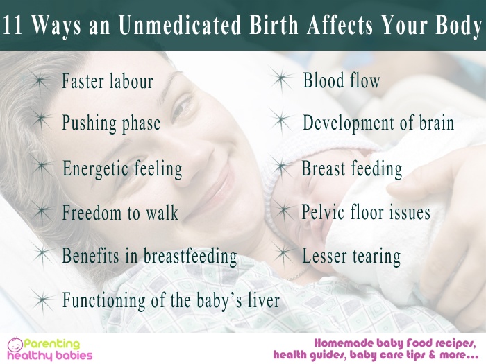 Unmedicated Birth Affects Your Body