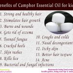 Benefits of Camphor Essential Oil for kids
