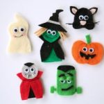 halloween finger puppets