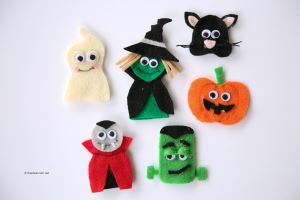 halloween finger puppets