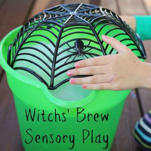 witch's brew sensory play