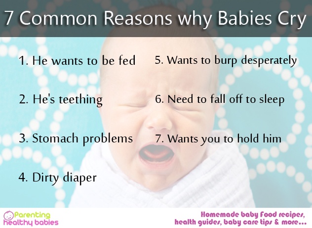 Common Reasons Why Babies Cry