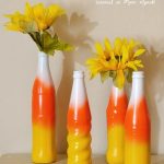 candy corn vases