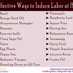 Effective Ways to Induce Labor at Home