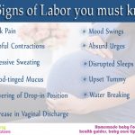 11 Signs of Labor you must know