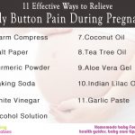 11 effective ways to relieve belly button pain during pregnancy