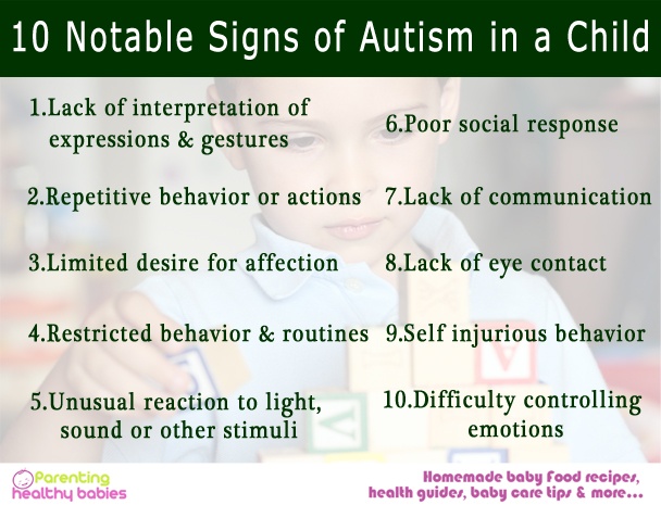 early signs of autism