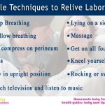11 ways to relieve labor pain