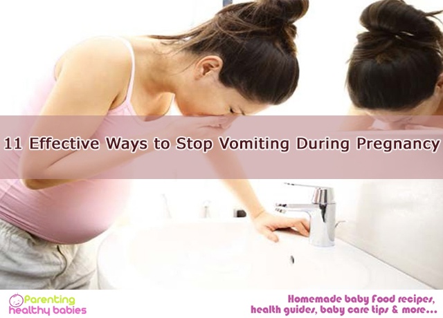 11 Effective Ways To Stop Vomiting During Pregnancy