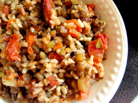 Lentil Rice With Carrots