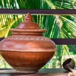 Drinking Water from Clay Pot