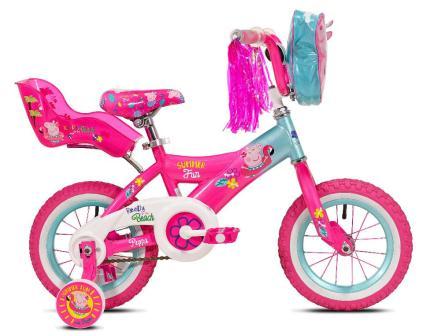 girls bike with doll seat