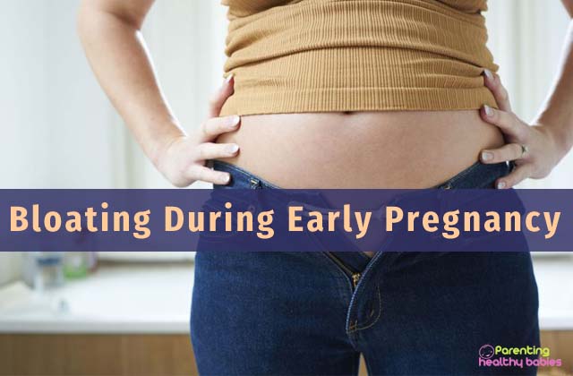 bloating in early pregnancy