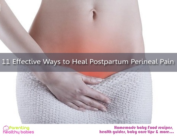 heal Postpartum perineal pain